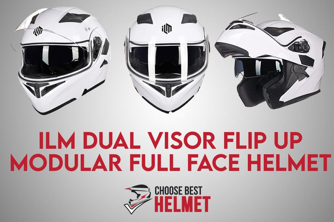 ILM Dual Visor Full Face Helmet